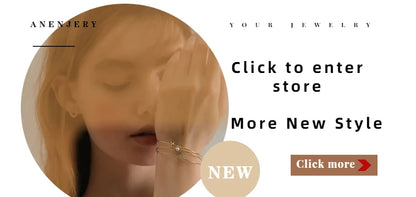 ANENJERY Geometric Hoop Earrings