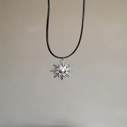 Vintage Spiral Vortex Pendant Necklace