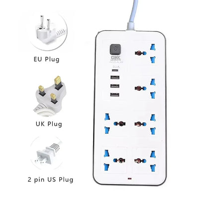Universal Power Strip TypeC USB Port