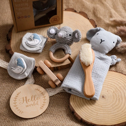 Baby Bath Towel Cotton Blanket Brush Gift Products
