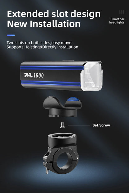 Luz delantera para bicicleta ROCKBROS de 5000 mAh 