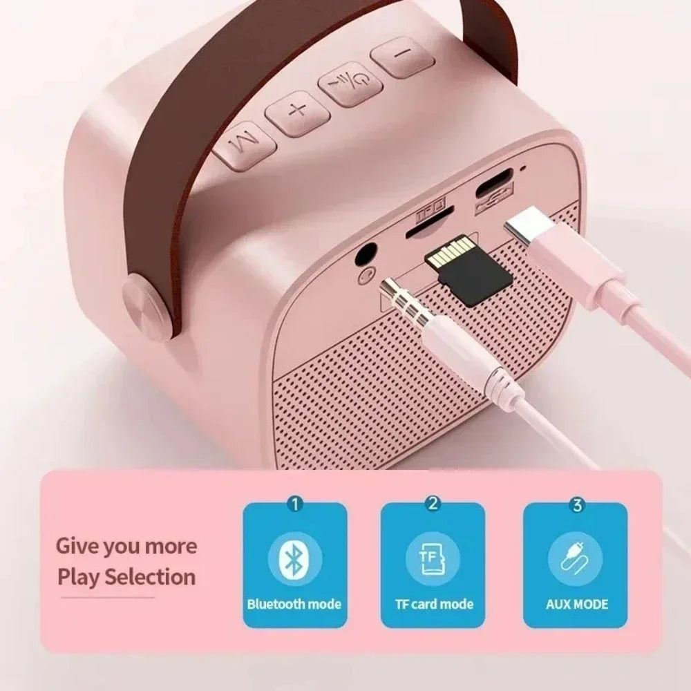 Karaoke Wireless Dual Microphones Machine For Kids