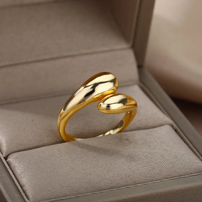 Gold Color Stainless Steel Rings