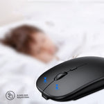 Load image into Gallery viewer, Bluetooth Mouse Wireless Mute Thin Tablet Laptop Mouse - BestShop
