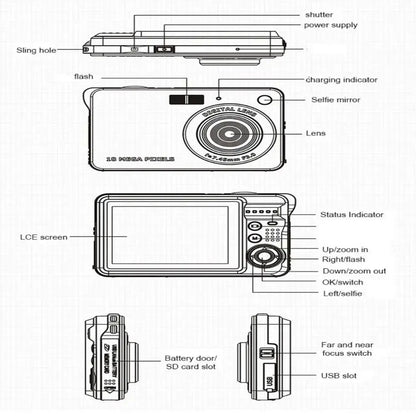 Rechargeable Kids HD Camera