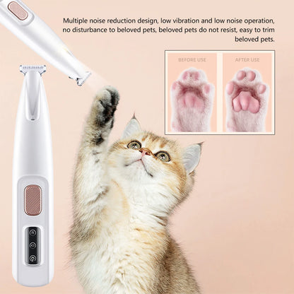 Portable Dog/Cat Paw Trimmer with LED Light