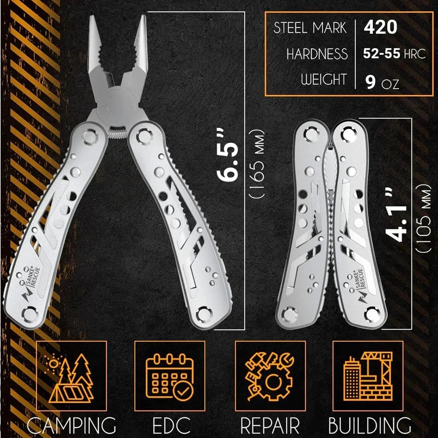 24-in-1 Multitool Pliers for All Adventures