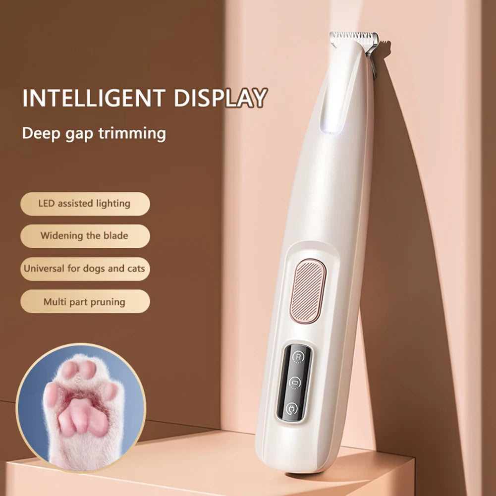 Portable Dog/Cat Paw Trimmer with LED Light