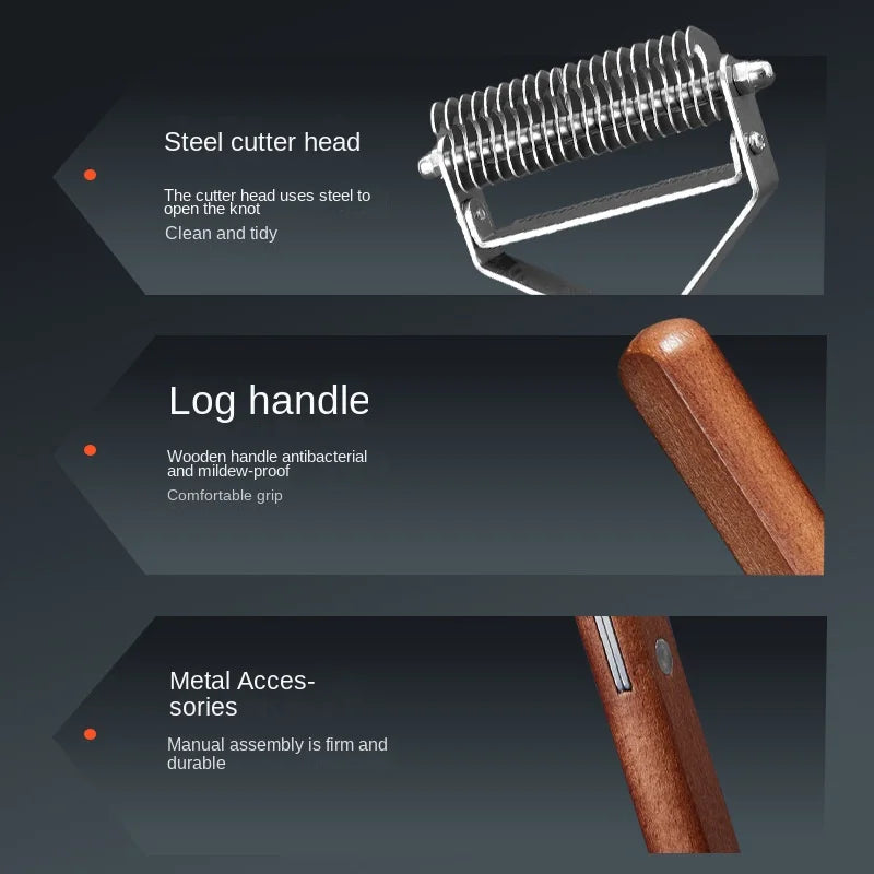 Self-Cleaning Pet Grooming Brush