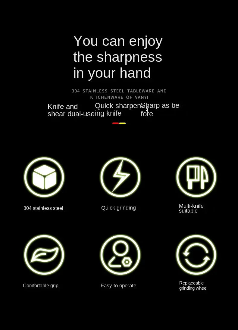 Multifunctional Electric Knife Sharpener
