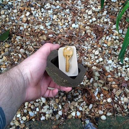 Stone Key Box Simulation Stone
