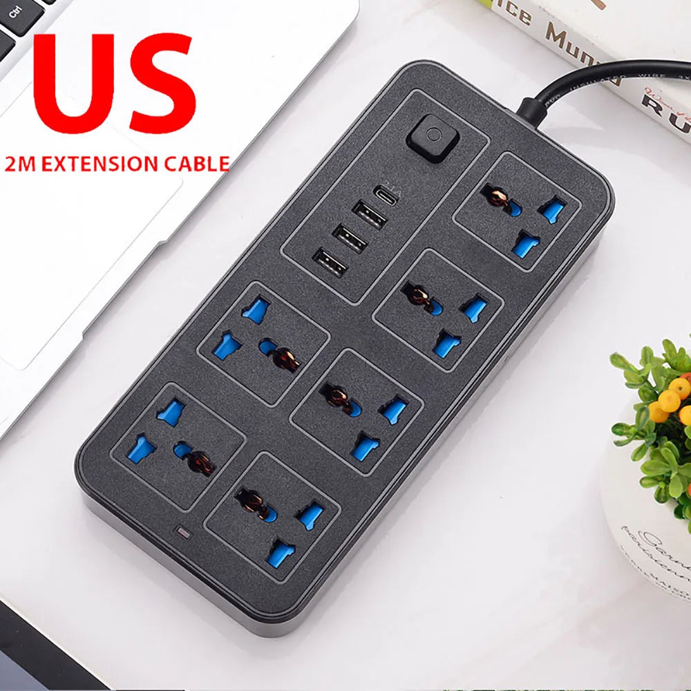 Universal Power Strip TypeC USB Port