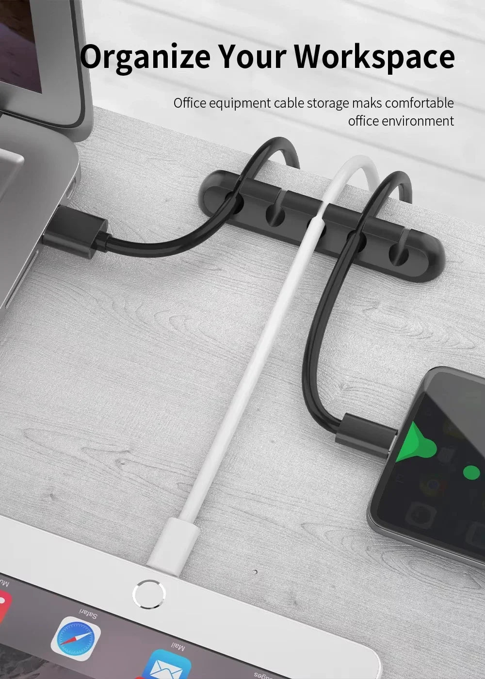 Adhesive Cable Holder Clips