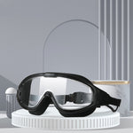 Load image into Gallery viewer, Silicone Big Frame Swimming Goggles with Earplugs - BestShop
