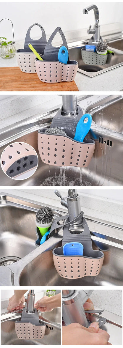 Home Storage Drain Basket Sink Holder