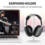 Load image into Gallery viewer, Aluminuim Alloy Headphone Stand Holder Space Saving Stand - BestShop
