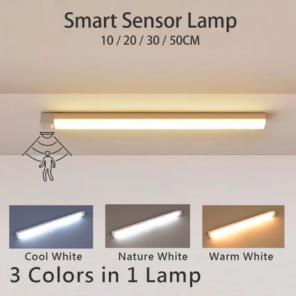 Rechargeable Motion Sensor LED Bar Light