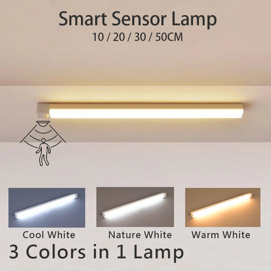 Rechargeable Motion Sensor LED Bar Light
