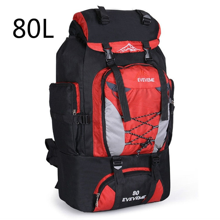 80L Large Waterproof Climbing Hiking Backpack - BestShop