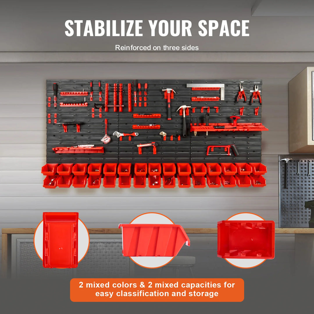 VEVOR Wall Mounted Storage Bins