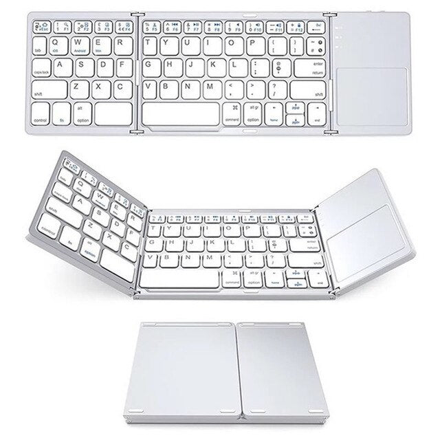 Wireless Folding Keyboards Portable Mini Bluetooth Keyboard - BestShop