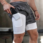 Load image into Gallery viewer, Men Running Shorts Summer Sportswear Double-deck Short Pant - BestShop
