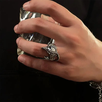 Dragon Rings Gothic Punk Style
