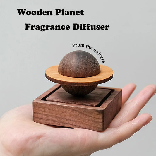 Jupiter-Shaped Wood Scent Diffuser