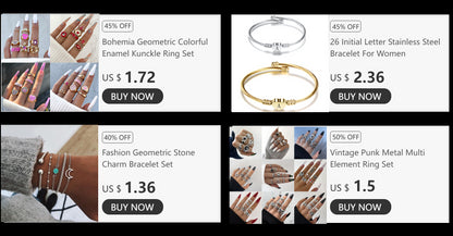 Initial Letter Stainless Steel Cuff Bracelet