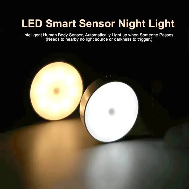 LED Night Light Body Sensor Magnetic Suction