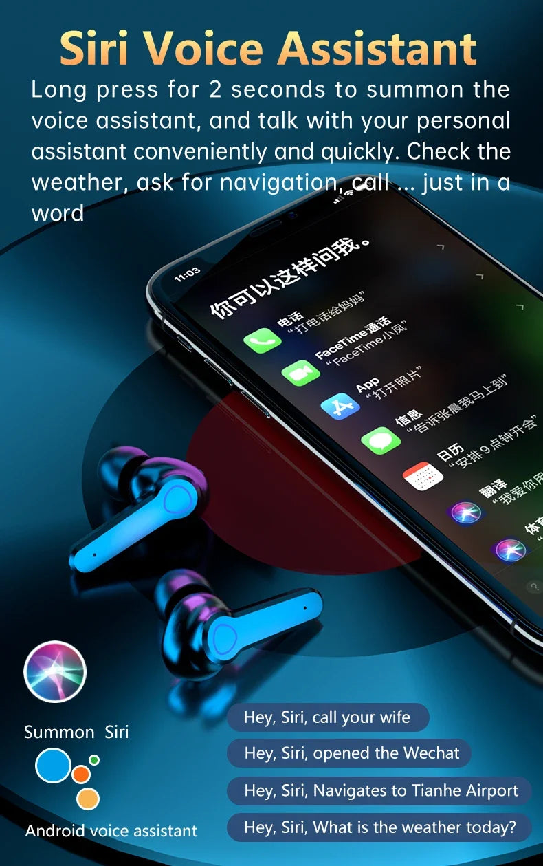M19 TWS Wireless Bluetooth Earphone