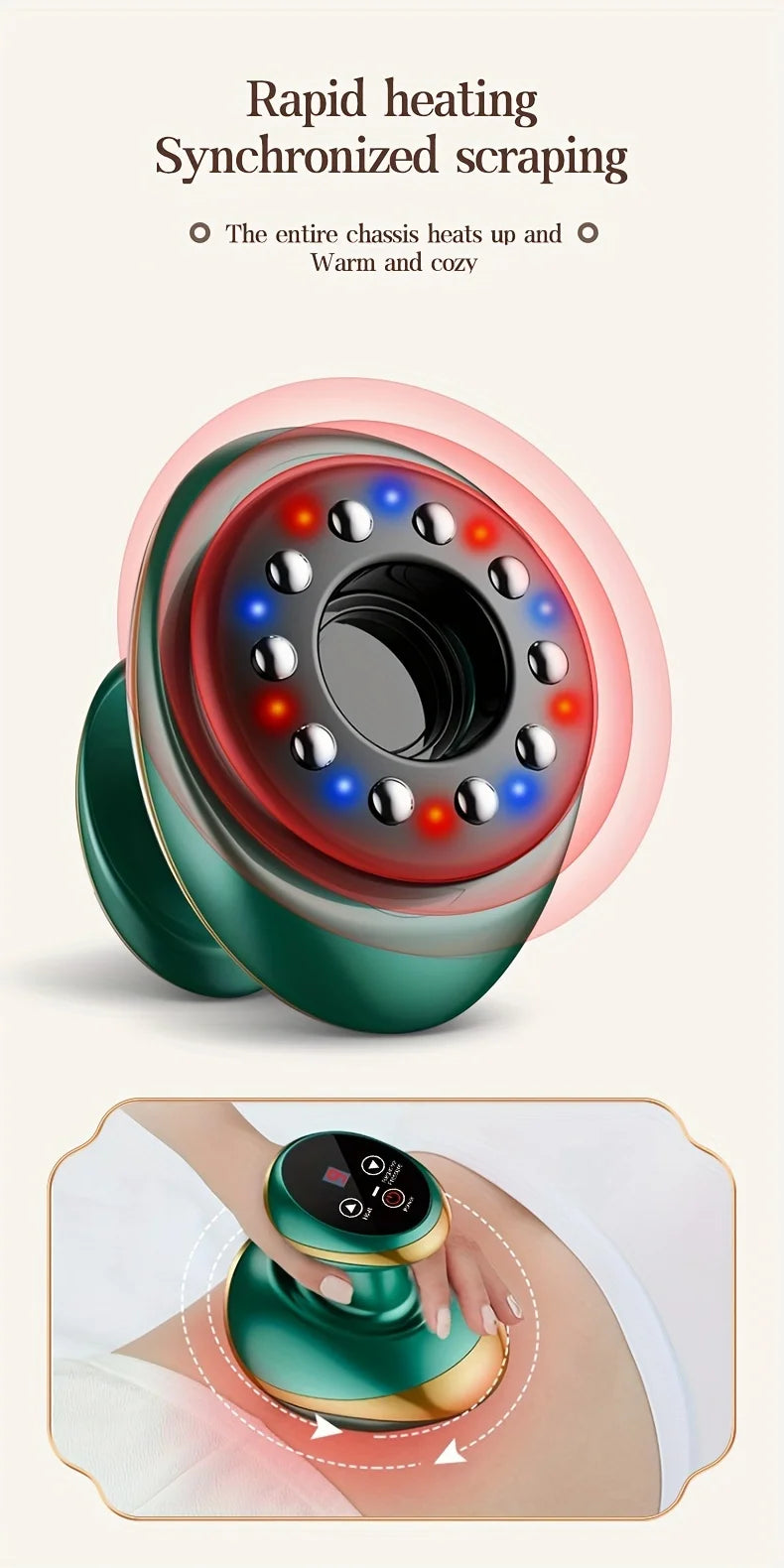 Electric Massage Meridian Brush