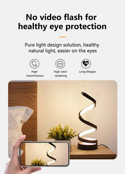 Creative Spiral LED Night Light