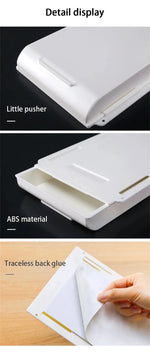 Load image into Gallery viewer, Hidden Storage Box Desk Storage Drawer
