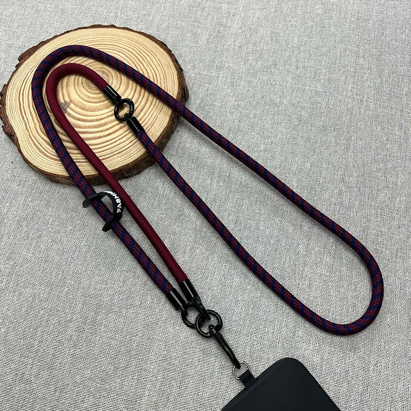 120CM Length Crossbody Neck Cord Lanyard 8MM Diameter Detachable Wrist Strap Hang Anti Lost Cell Phone Case Outdoors Chain Rope