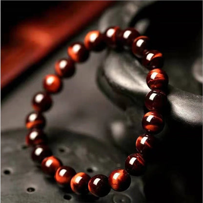 Obsidian Beaded Bracelet