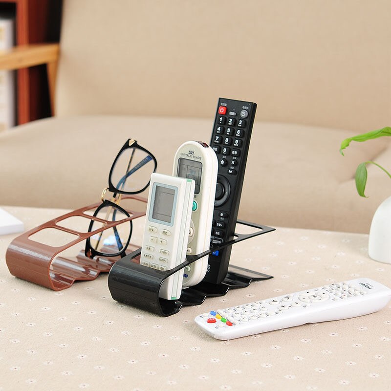 4-Grid TV Air Conditioning Remote Control Stand Holder Storage - BestShop