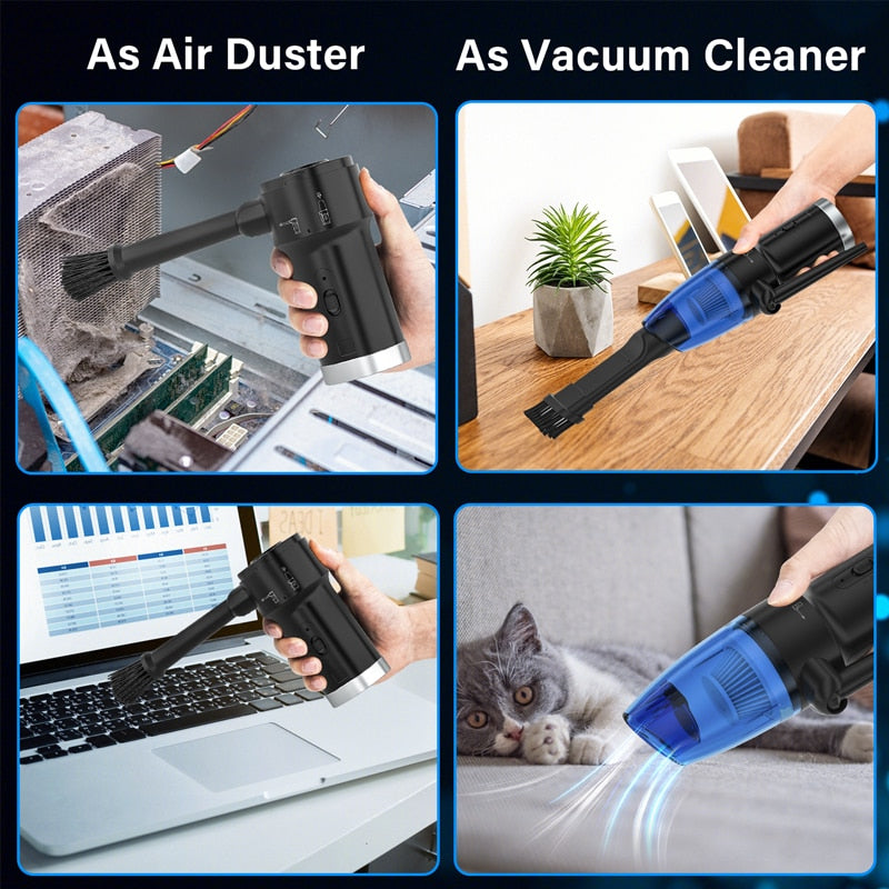 Cordless Electric Air Duster Computer Vacuum Cleaner - BestShop