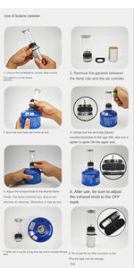 Load image into Gallery viewer, Mini Portable Outdoor Camping Gas Candle
