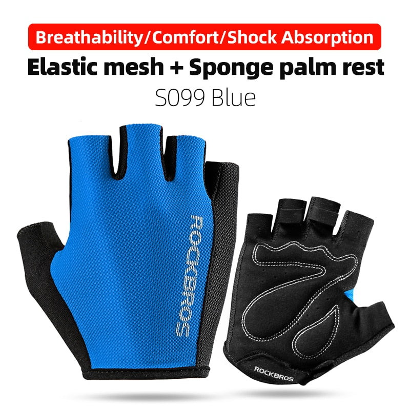 Cycling Gloves Half Finger Shockproof Wear - BestShop