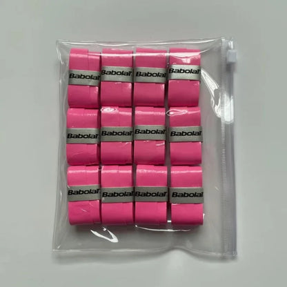12PCS Babolat Tennis Racket Overgrip Sweat Band Absorption PU Badminton Racket Handle Grip Tennis Griptape Padel Racket Grip
