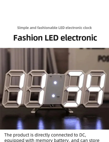 3D LED Digital Clock