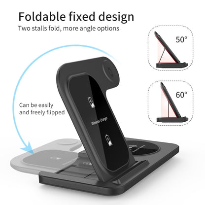 3 in 1 Wireless Charger Stand Pad Fast Charging Station Dock - BestShop