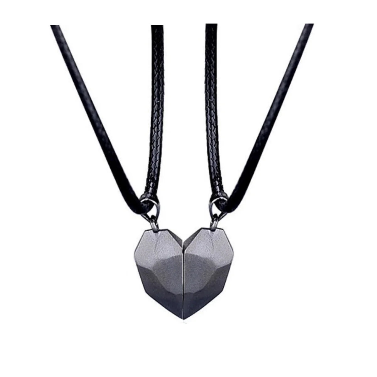 Magnetic Heart Couple Necklace