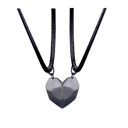 Magnetic Heart Couple Necklace