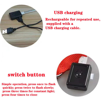 Usb Charging Glowing Dog Collar