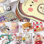 Load image into Gallery viewer, Paper Waffle Quiet Colorful Bread Cartoon Book
