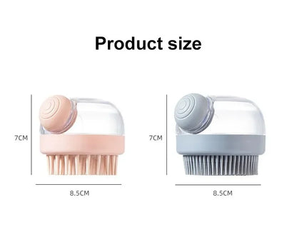 Dog Shower Brush with Shampoo Dispenser