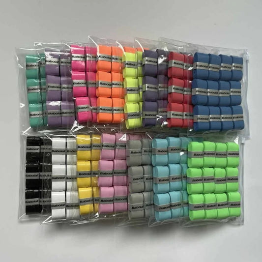 12PCS Babolat Tennis Racket Overgrip Sweat Band Absorption PU Badminton Racket Handle Grip Tennis Griptape Padel Racket Grip