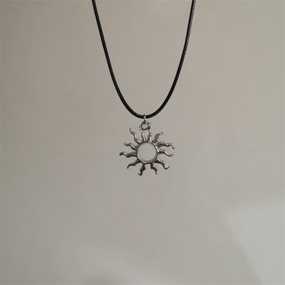 Vintage Spiral Vortex Pendant Necklace